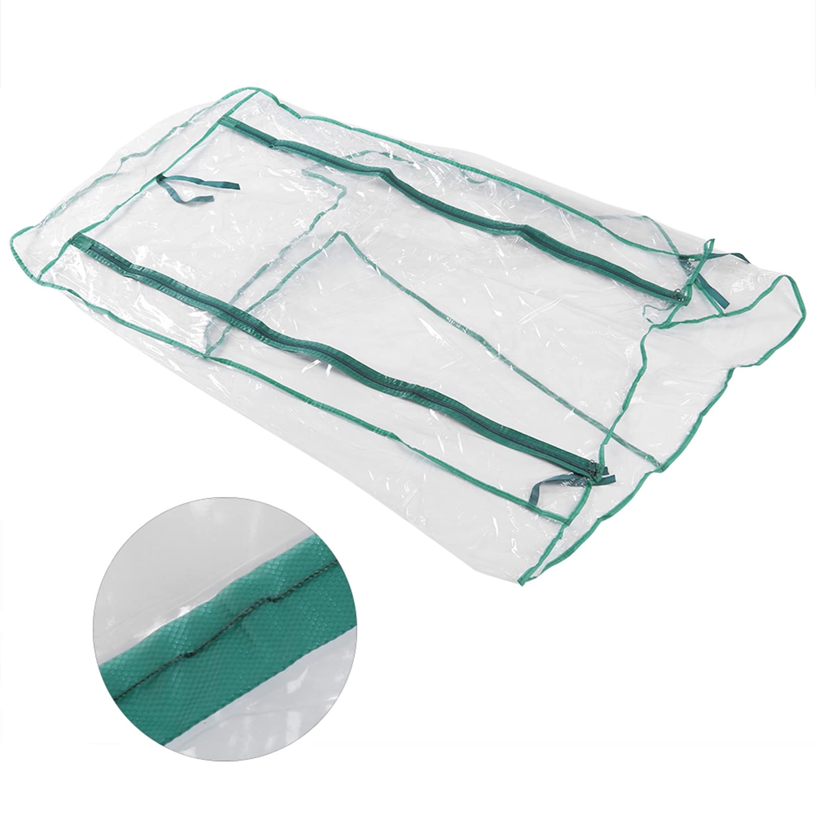 Portable PVC Greenhouse Tent - Mini Warm Plant Cover for Indoor & Outdoor Gardening, Waterproof Flower & Vegetable Protection (Without Iron Stand) | Perfect for Seedlings, Herbs & Winter Plant Care