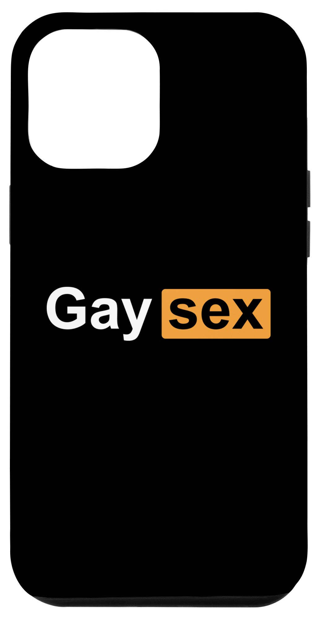 iPhone 12 Pro Max Case - LGBTQ Pride Design with Humorous Quote - Perfect Gift for Gay Friends & Allies - Durable Protective Phone Cover for Work, Travel & Daily Use