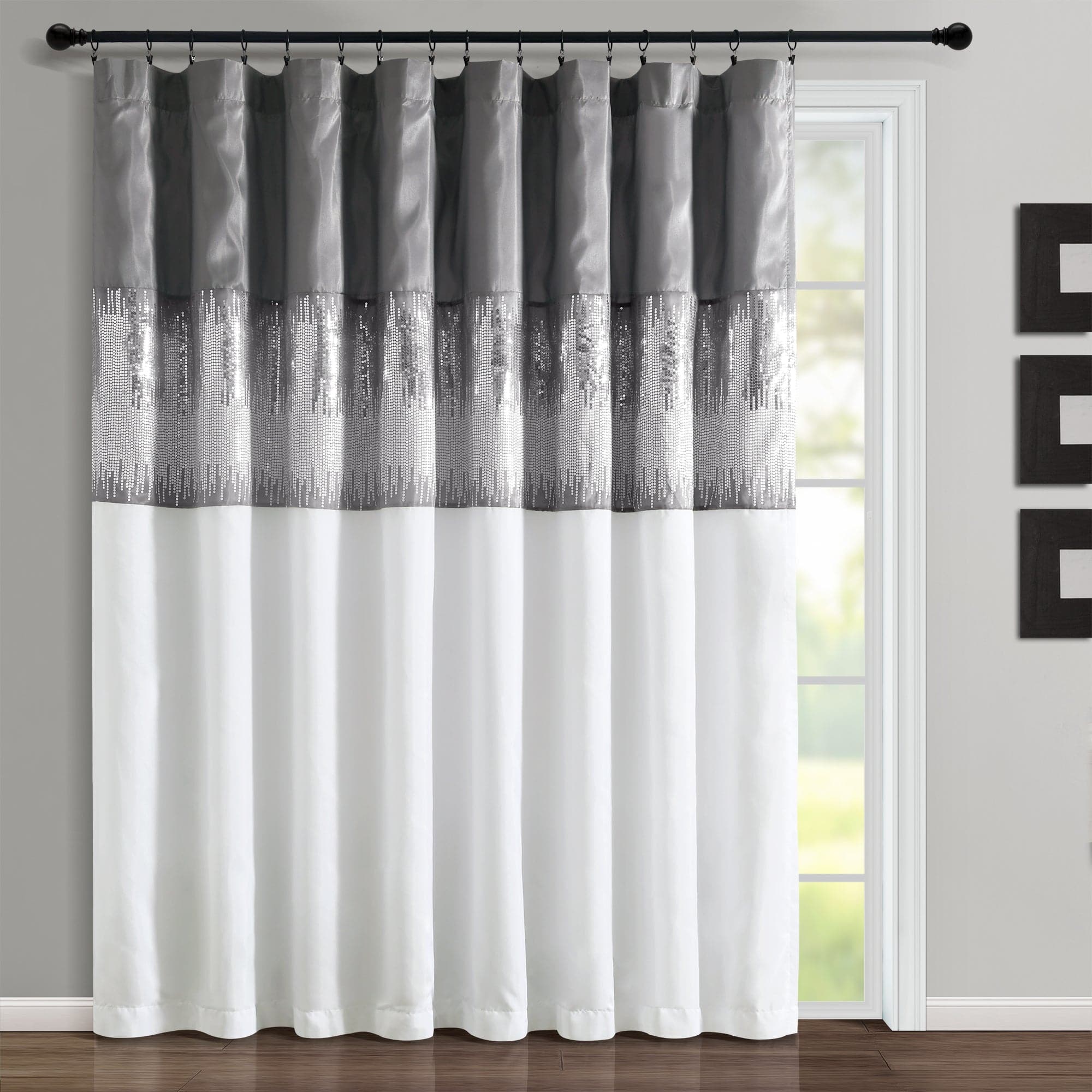 Starry Night Blackout Window Curtain Panel for Bedroom & Living Room - Galaxy Themed Room Darkening Drapes for Better Sleep & Home Decor