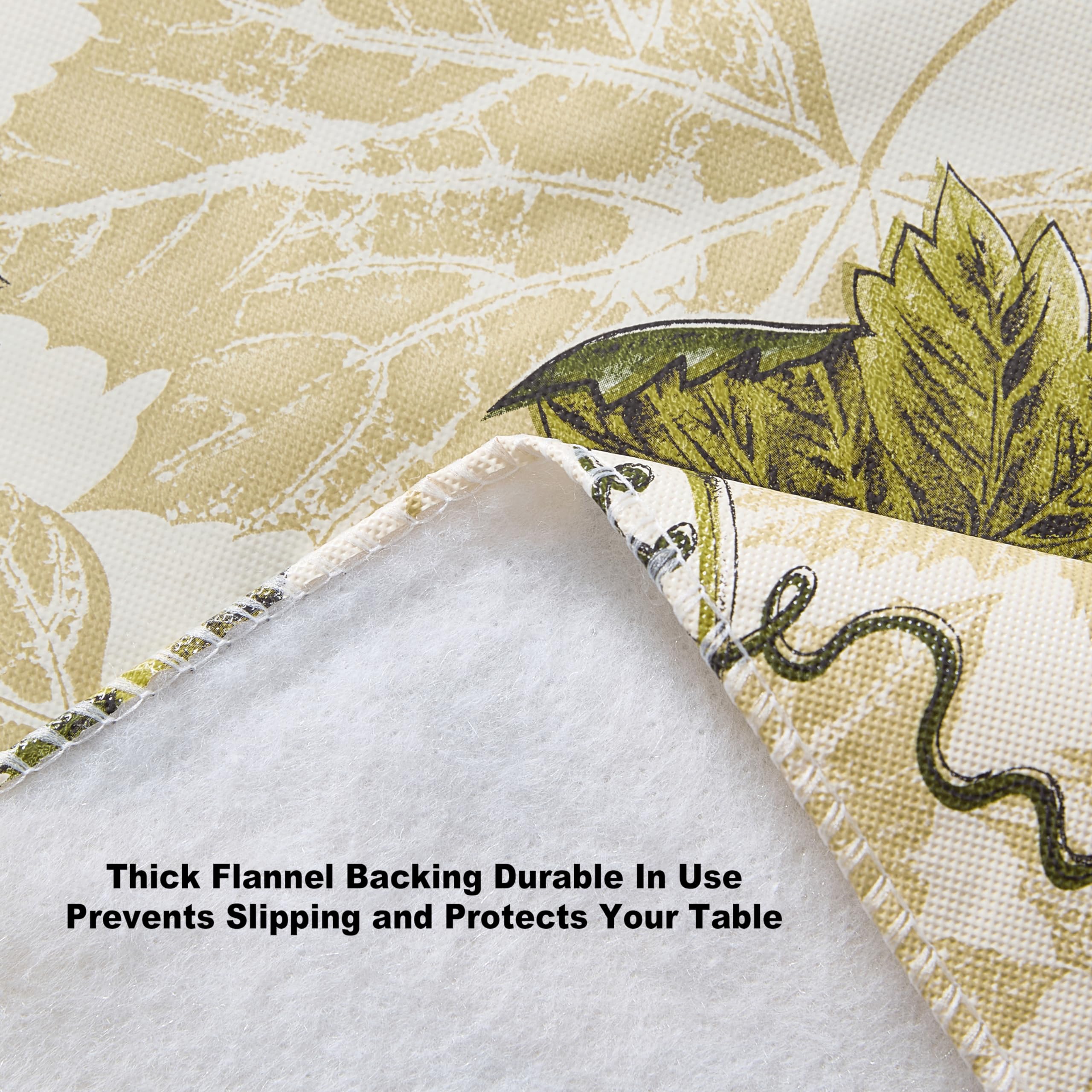 Newbridge 60 x 102 Inch Rectangle Vinyl Tablecloth - Waterproof Flannel Backing with Grapevine Print for Indoor/Outdoor Use | Perfect for Dining, Picnics, BBQs, Patio & Kitchen Decor