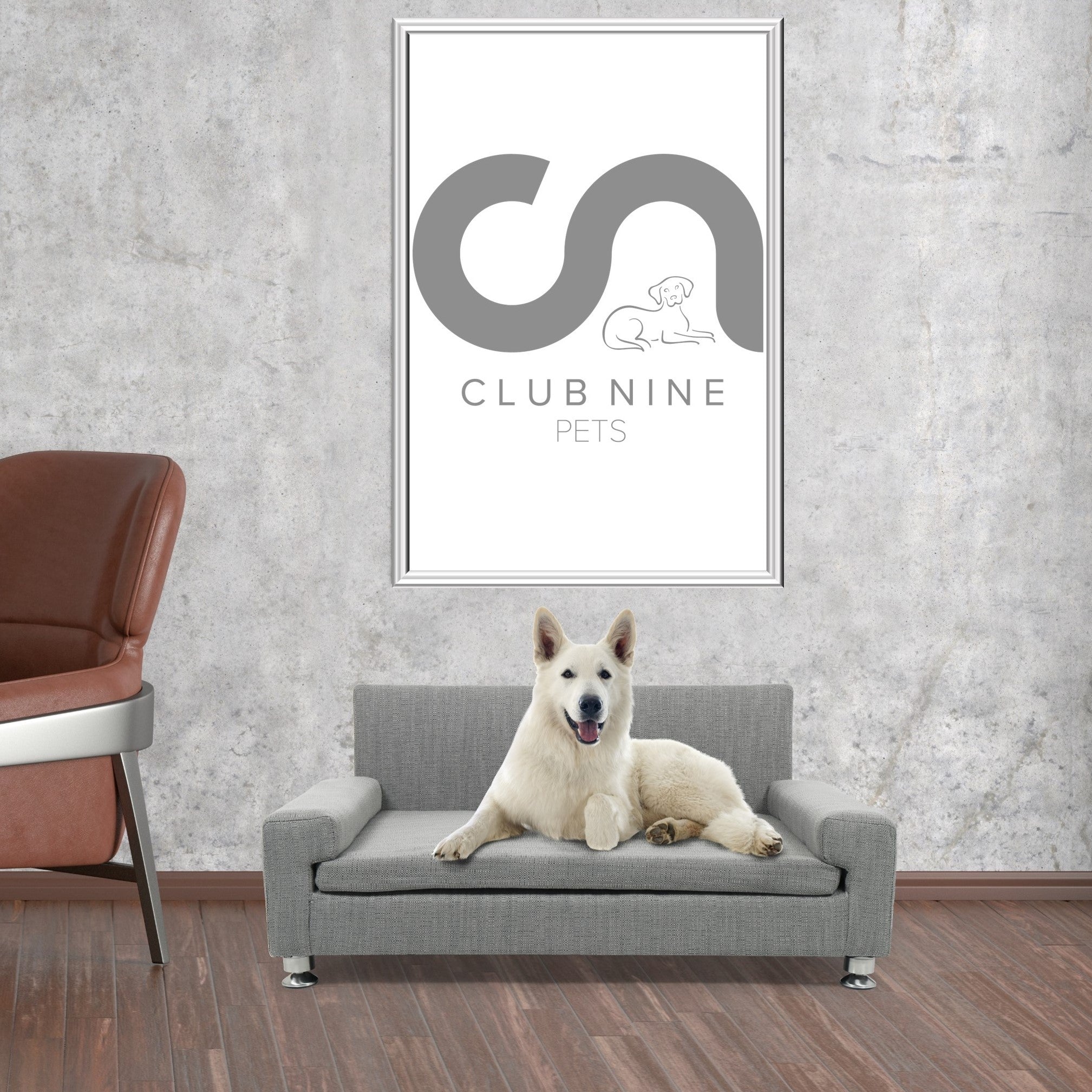 Club Nine Pets Orthopedic Dog Bed for Large Dogs - Memory Foam Support for Joint Pain Relief - Waterproof & Washable Cover - Perfect for Senior Dogs & Pets with Arthritis - Ideal for Living Room, Bedroom, or Crate