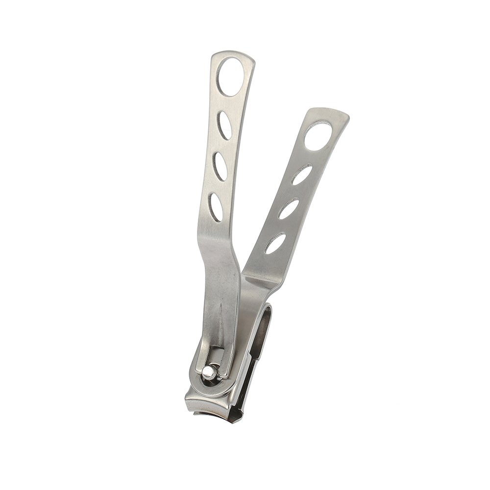 2-Piece Stainless Steel Nail Clipper Set for Fingers & Toes - Professional Manicure & Pedicure Tool for Home, Travel, and Salon Use