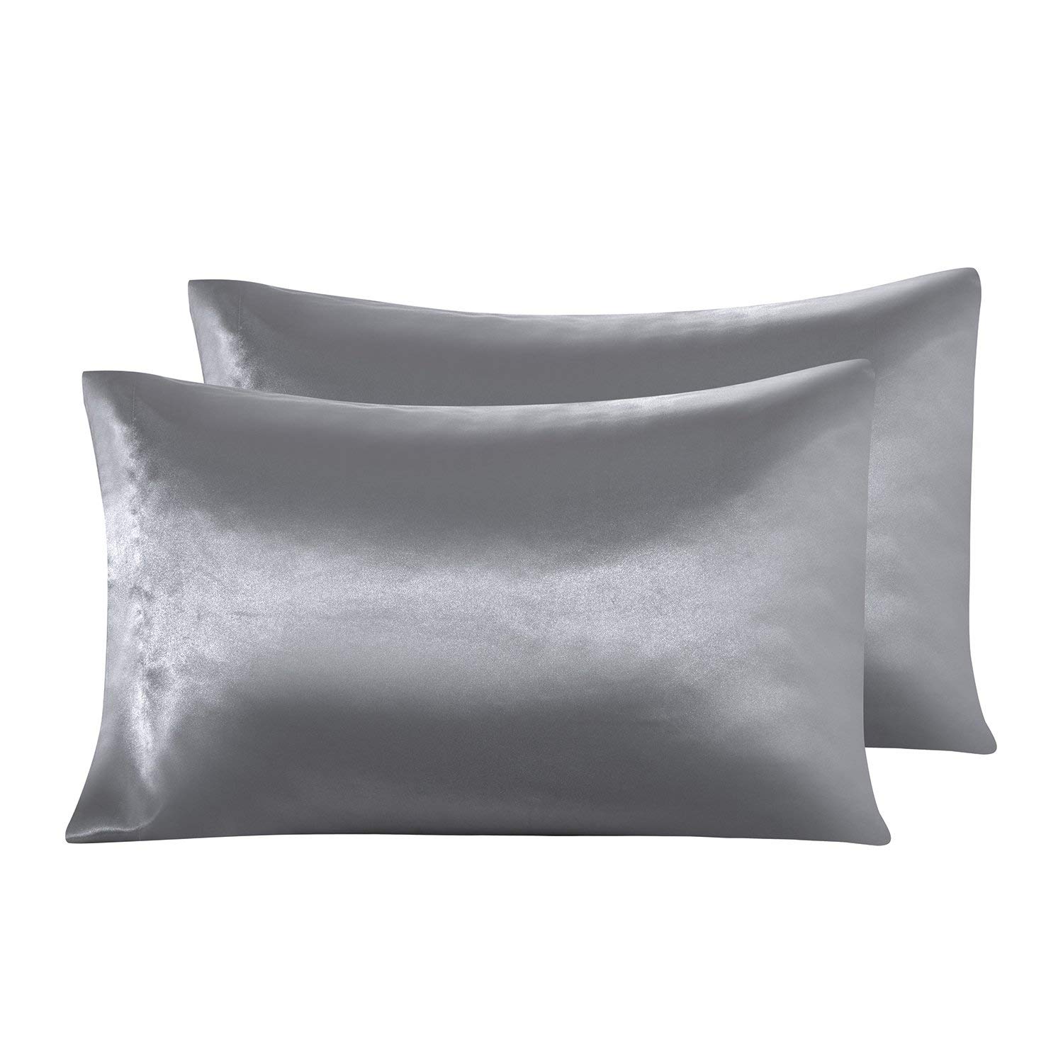 Luxury 100% Satin 4-Piece Bed Sheet Set - Full XL Size, Ultra Soft & Silky, 16