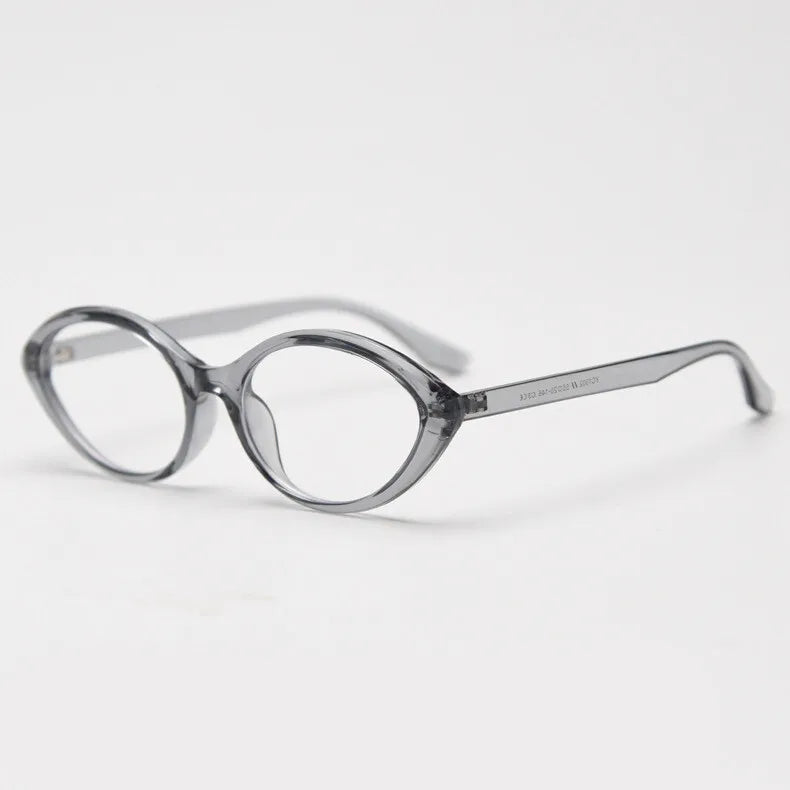CCspace Women's Full Rim Oval Cat Eye Titanium Eyeglasses Frame - Lightweight TR90 Material for All-Day Comfort, Fashionable Eyewear for Work & Social Events