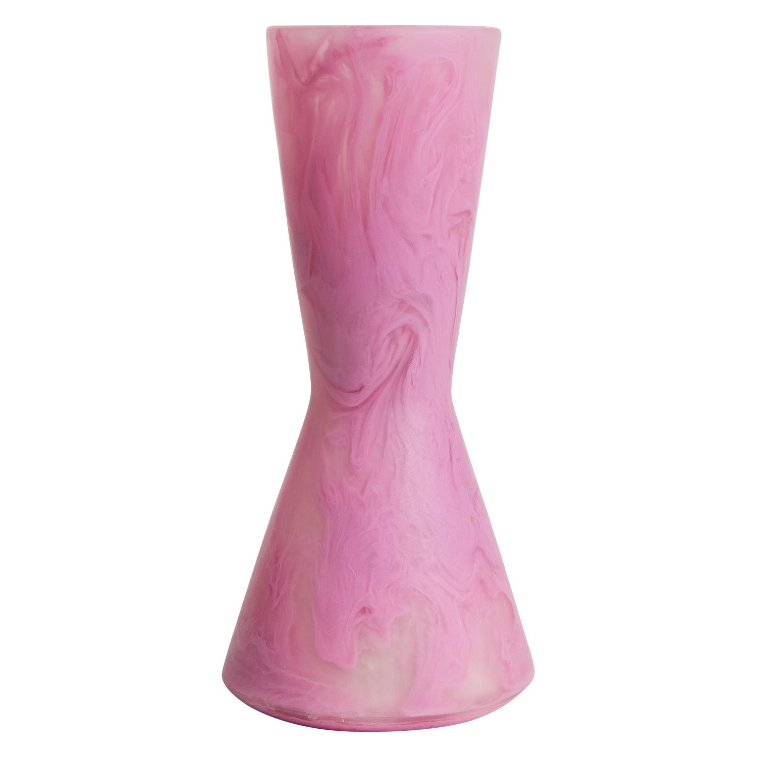 Elessi Vase Fuchsia - Modern Ceramic Flower Vase for Home Decor, Wedding Centerpieces & Office Desk Decorations