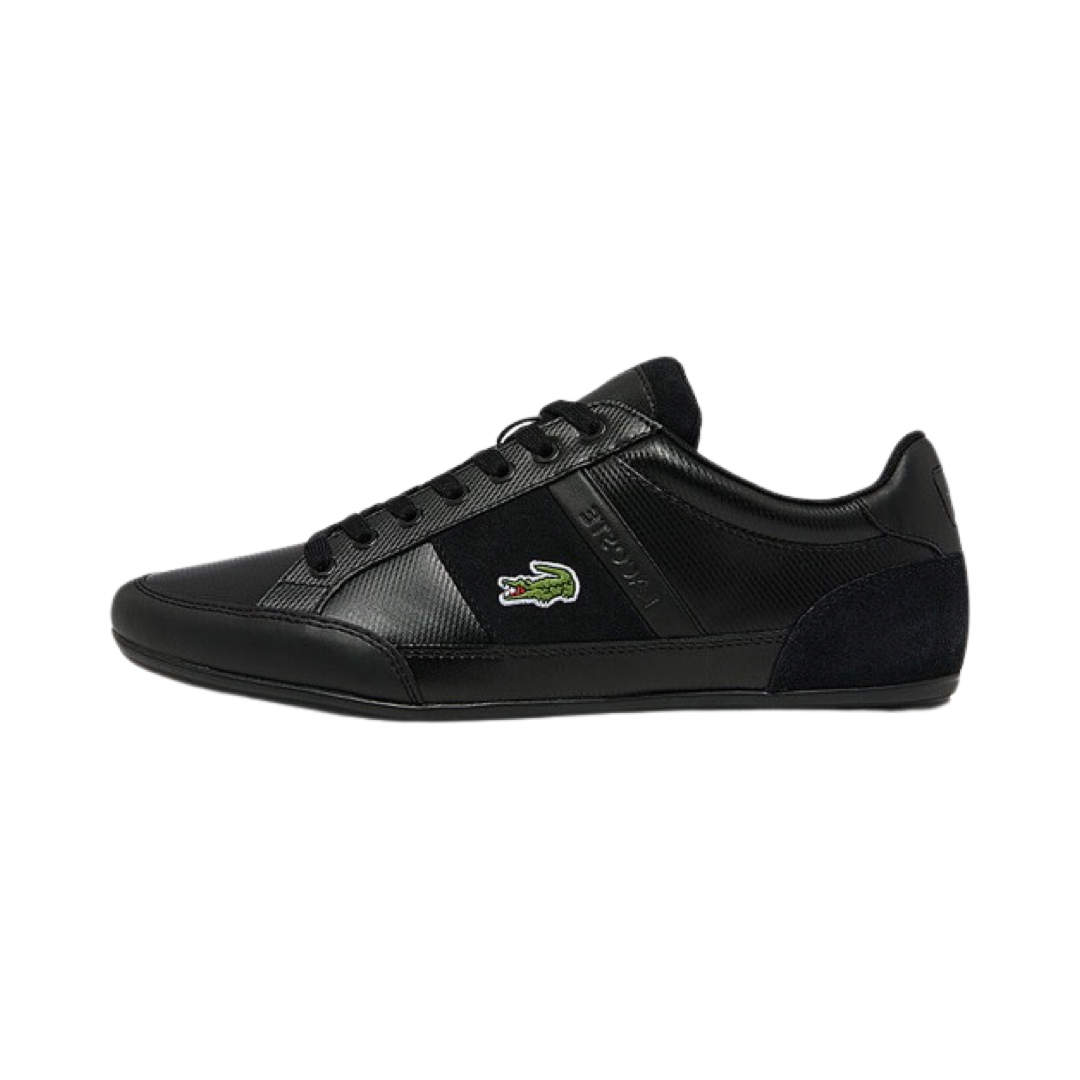 Lacoste Chaymon BL 222 CMA Black Men's Casual Sneakers - Comfortable Walking Shoes for Daily Wear & Outdoor Activities