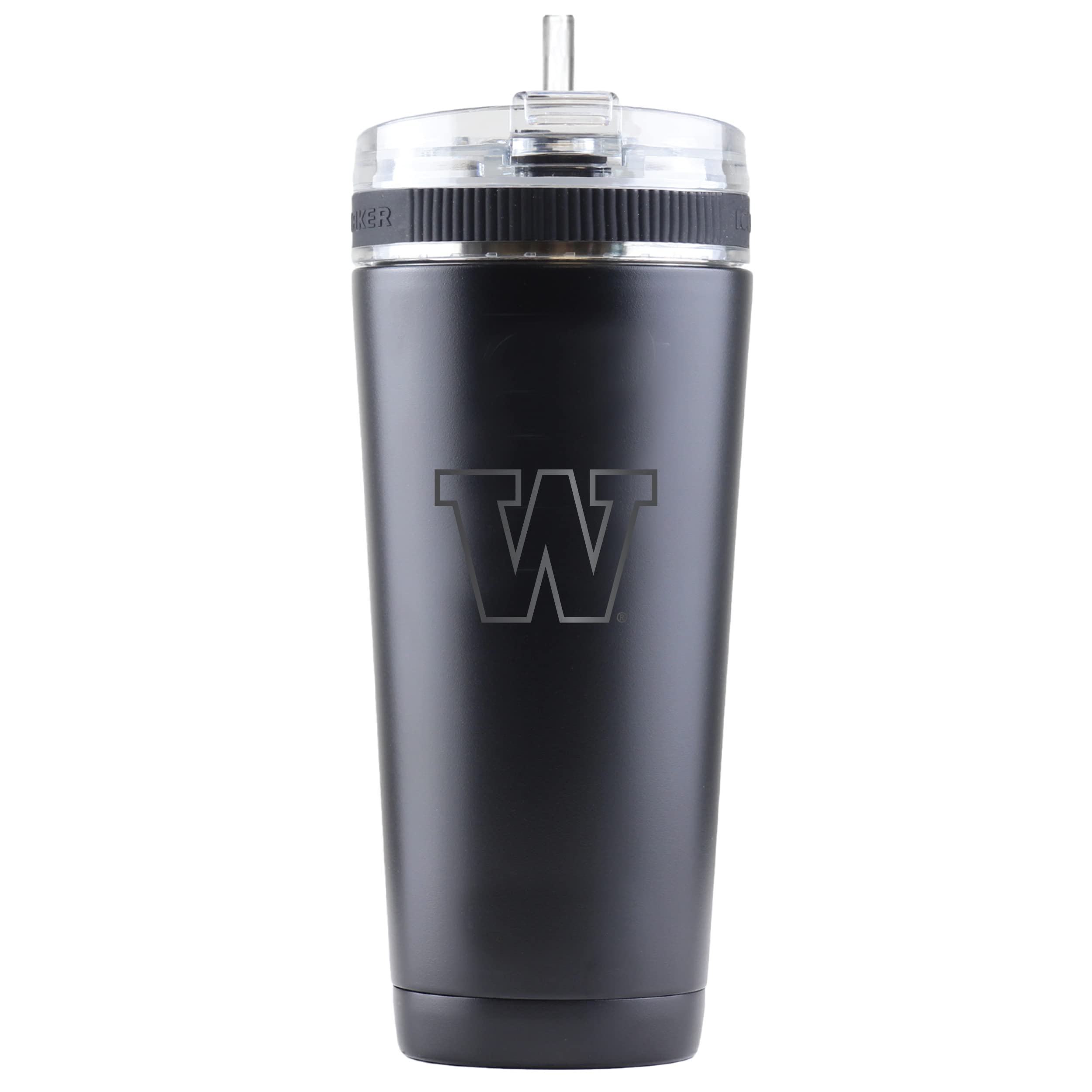 NCAA Ice Shaker 26oz Flex Bottle with Logo - Gym & Game Day Hydration