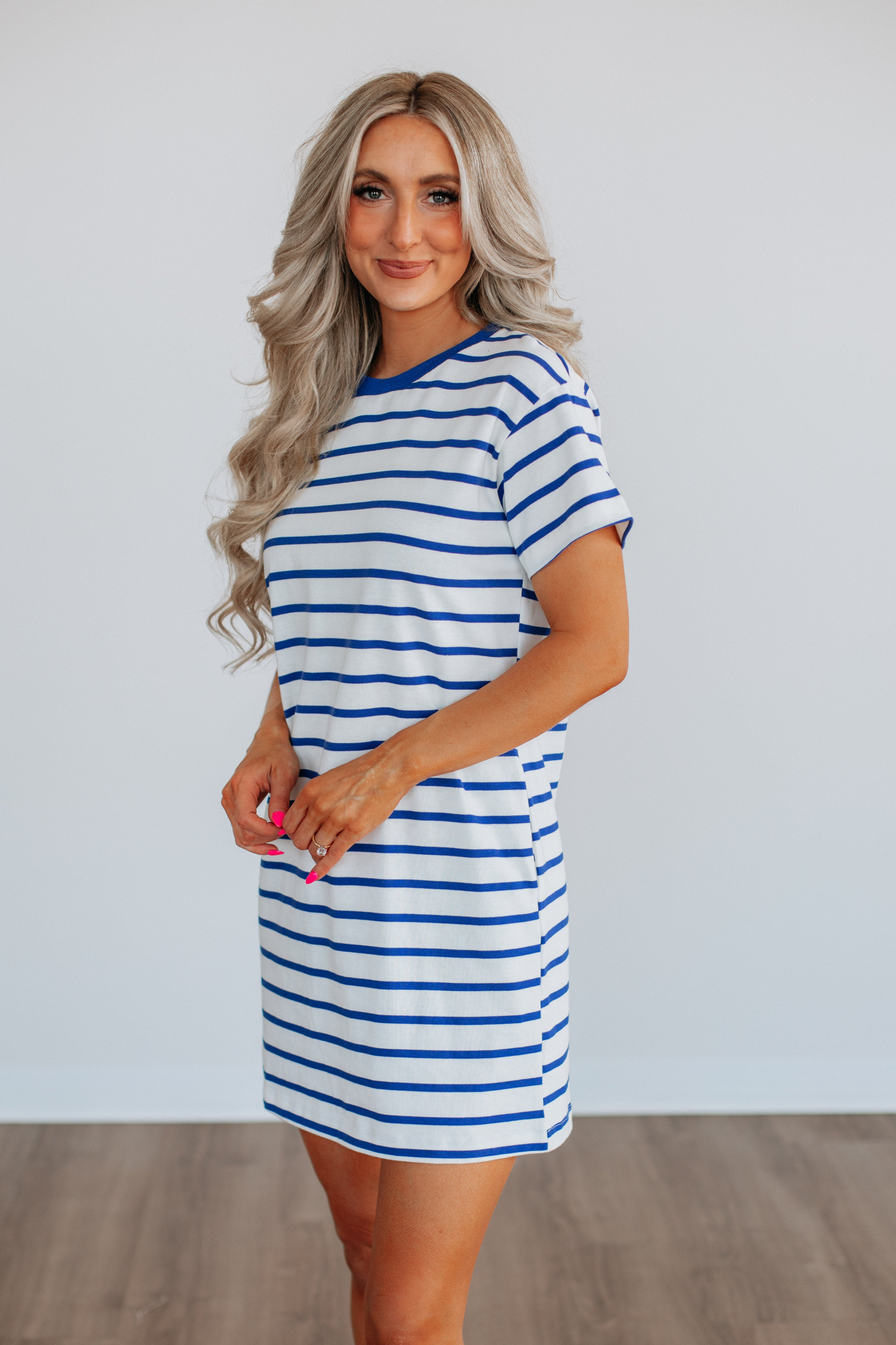 Charlie Striped Dress for Women - Flowy Summer Midi Dress with Pockets | Perfect for Beach, Vacation & Casual Outings