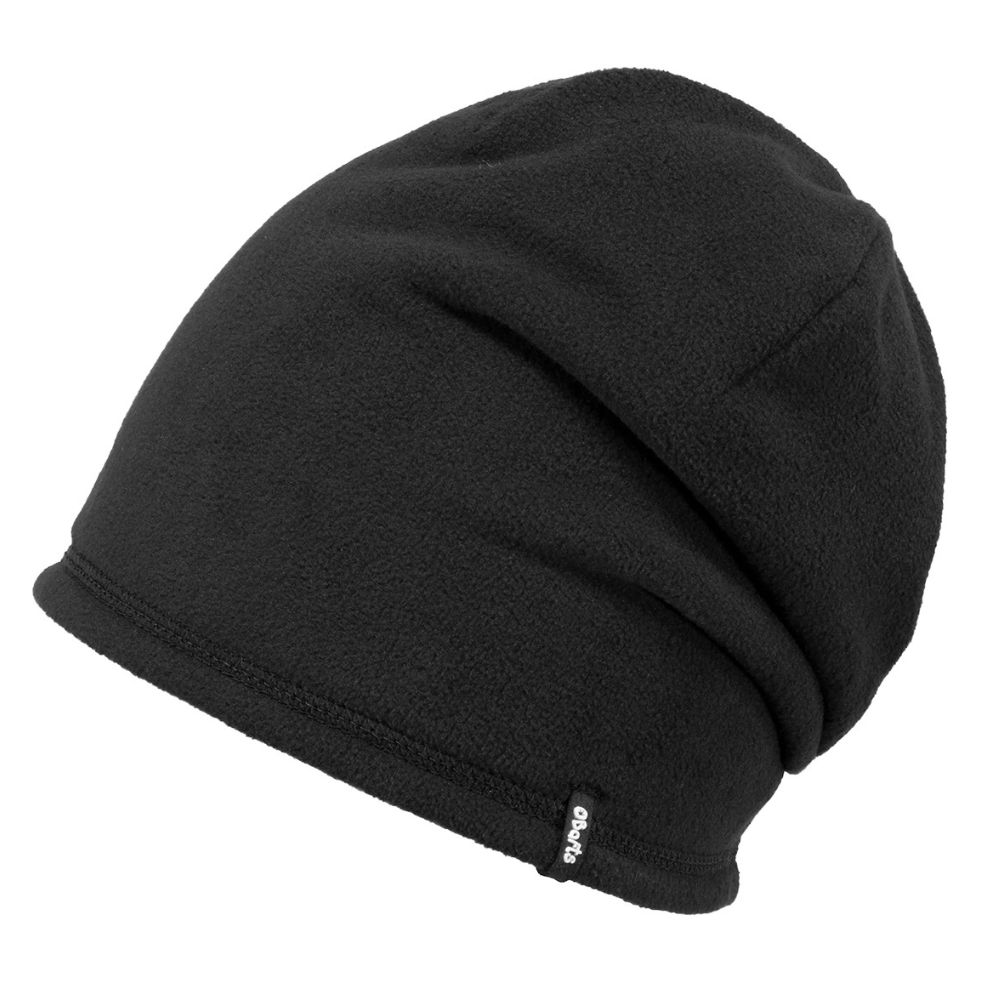 Barts Fleece Beanie for Kids - Soft Winter Hat for Boys & Girls - Warm Black Knit Cap for Cold Weather - Perfect for Outdoor Activities, Skiing, and Snow Play