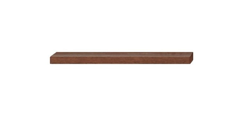 Solid Oak Wood Wall Shelf - Rustic Floating Shelf for Living Room, Bedroom, Kitchen Storage & Decor - Handmade Hanging Wall Rack for Home Organization