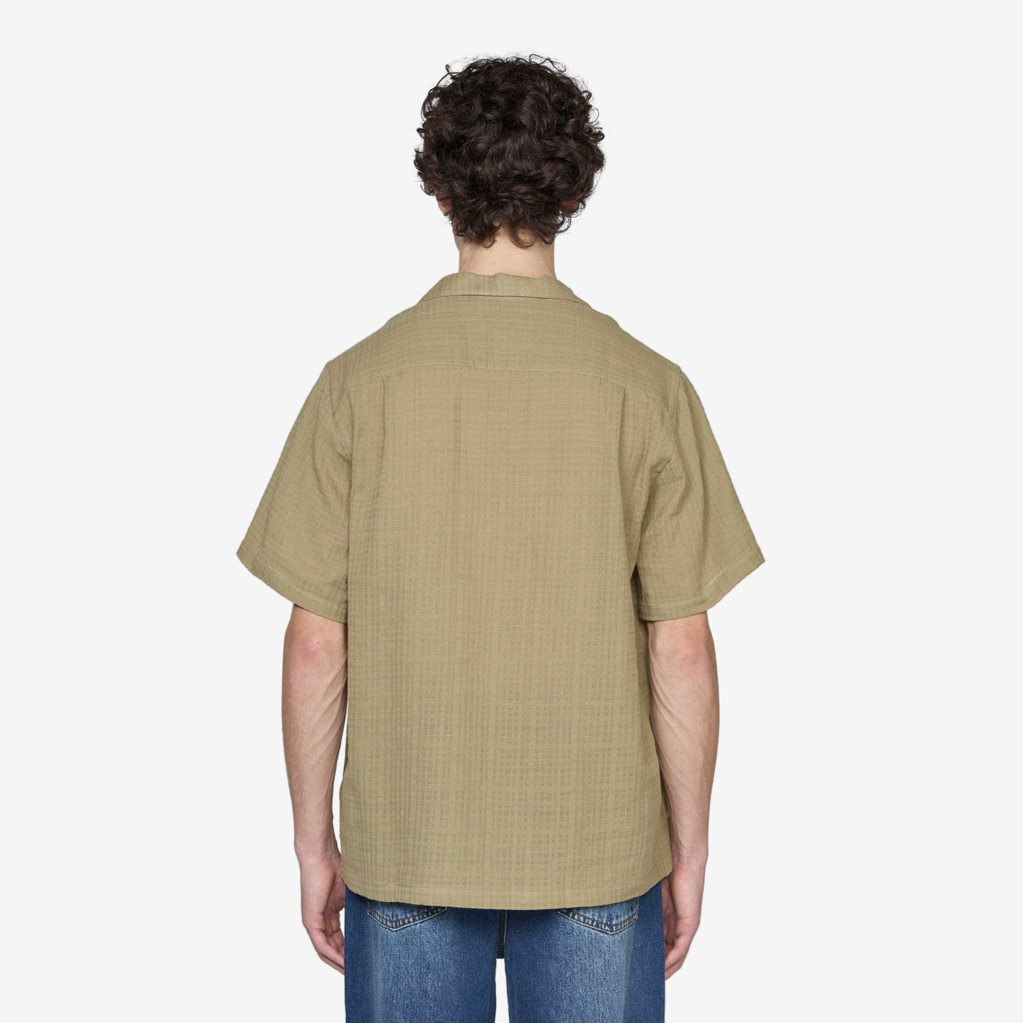 Premium Cotton Grain Shirt in Khaki - Comfortable Casual Button-Down for Men | Perfect for Office, Outdoor Adventures & Everyday Wear