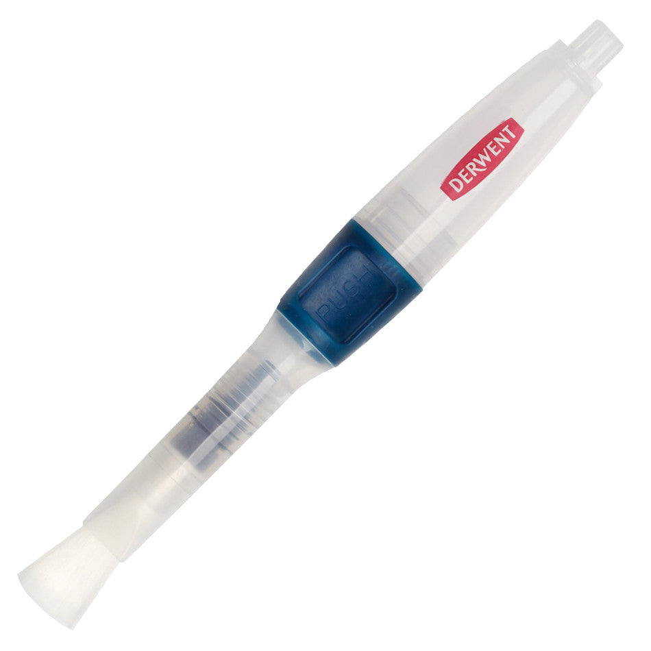 Derwent Push Button Waterbrush - Portable Watercolor Brush Pen for Artists & Travelers - Perfect for Sketching, Painting & Outdoor Art Activities
