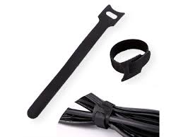 Roline VALUE Strap Cable Binder with Flap - 15cm (20 Pack) - Organize Cables, Wires & Office Supplies for Home & Office Use