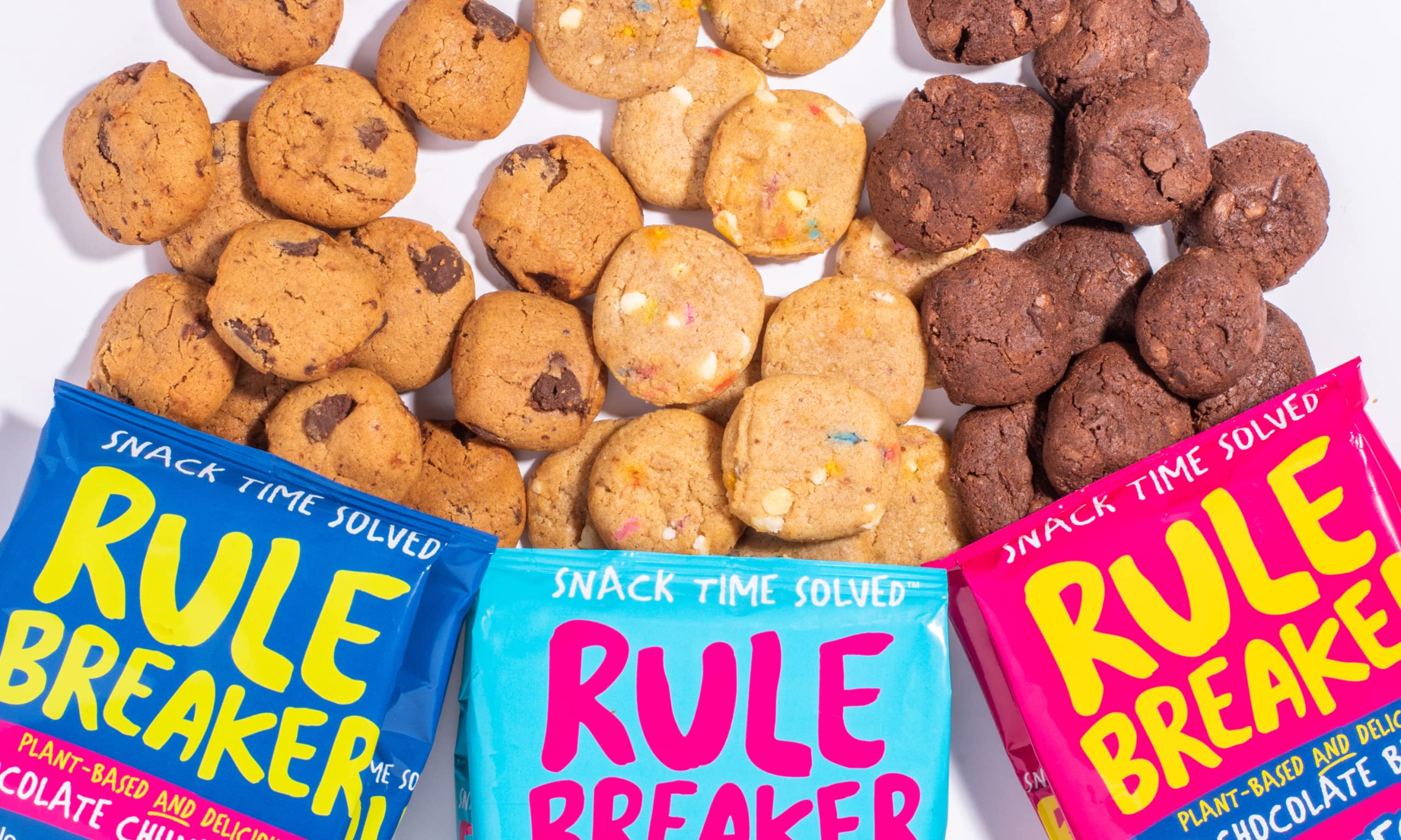 Rule Breaker Snacks Vegan Gluten Free Variety Pack - 6 Soft-Baked Blondie Brownie Bites | Plant-Based, Dairy-Free, Nut-Free, Soy-Free, Allergen-Free, Kosher Certified | Healthy School Snacks for Kids & Adults | Perfect for Lunchboxes, Office Treats & After-School Snacking