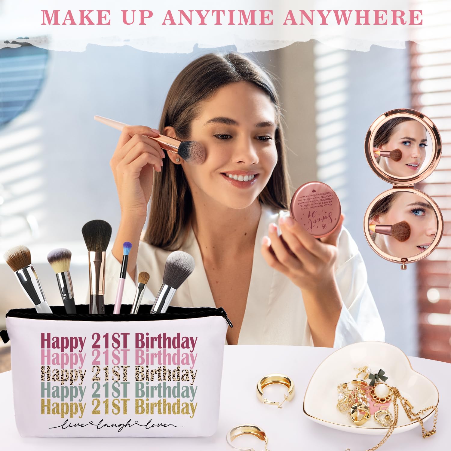21st Birthday Gifts for Her - Personalized Pamper Hamper Box for Women, Best Friend, Sister & Daughter Turning 21 - Perfect for Celebrations, Parties & Milestone Memories