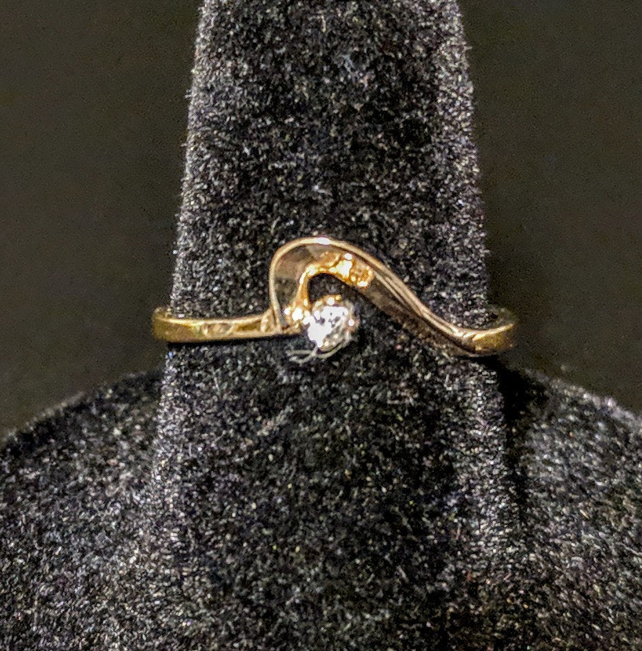 Solid Yellow or White Gold Natural Sapphire Promise Ring - Genuine Sapphire Accented Engagement Ring for Women, 14K Fine Jewelry, Petite Size | Perfect for Proposals, Anniversaries & Special Occasions