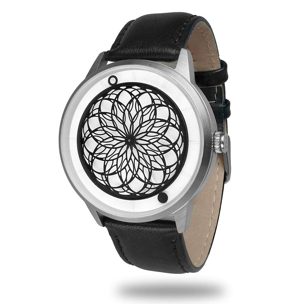 Humism Kato Automatic Kinetic Art Watch - Unique Mechanical Movement & Modern Design - Perfect for Business, Casual Wear & Art Enthusiasts