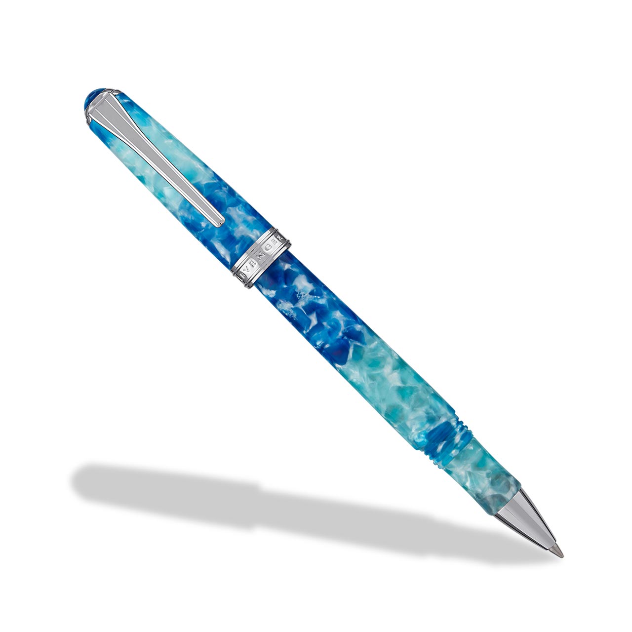True Writer Classic Blue Grotto Fountain Pen - Premium Writing Instrument for Professionals & Students - Perfect for Office, School, Journaling & Gift Giving