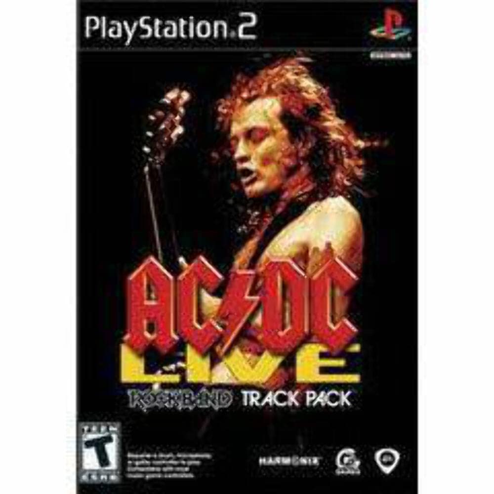 AC/DC Live Rock Band Track Pack for PlayStation 2 - Official Game with Classic Hits | Perfect for Parties & Rock Music Fans