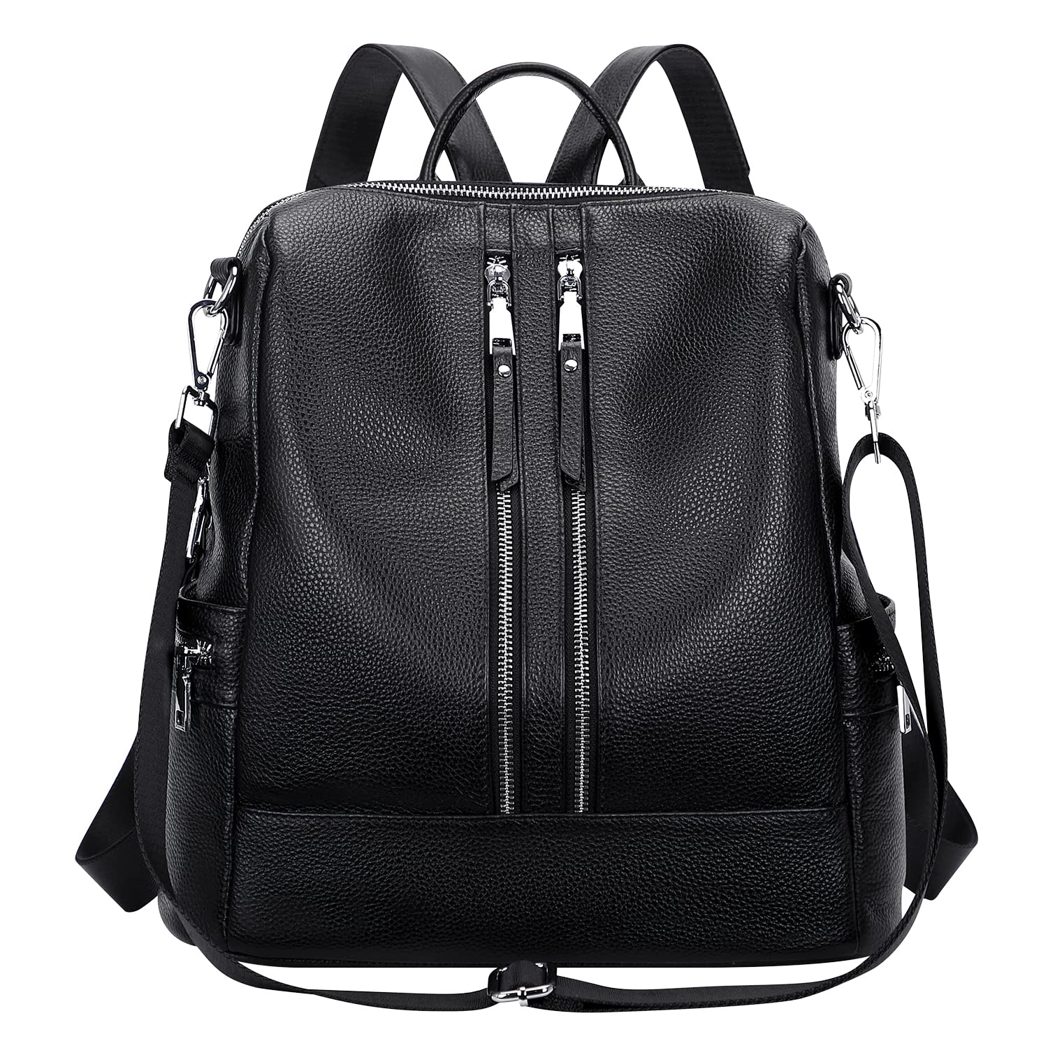 ALTOSY Genuine Leather Backpack Purse for Women - Convertible Shoulder Bag & Crossbody Bag with Laptop Compartment | Perfect for Work, Travel & College