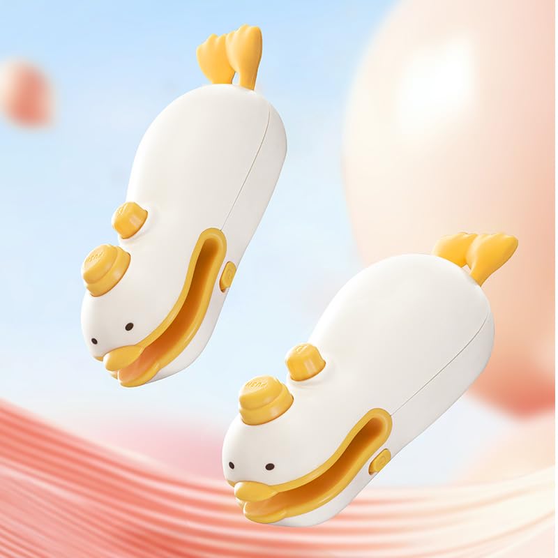 3-in-1 Mini Bag Sealer with Rechargeable Heat Sealer, Built-in Cutter & Magnet | Yellow Plastic Food Saver | Perfect for Snacks, Leftovers, Chips, Coffee & Home Organization | Kitchen, Travel & Office Use