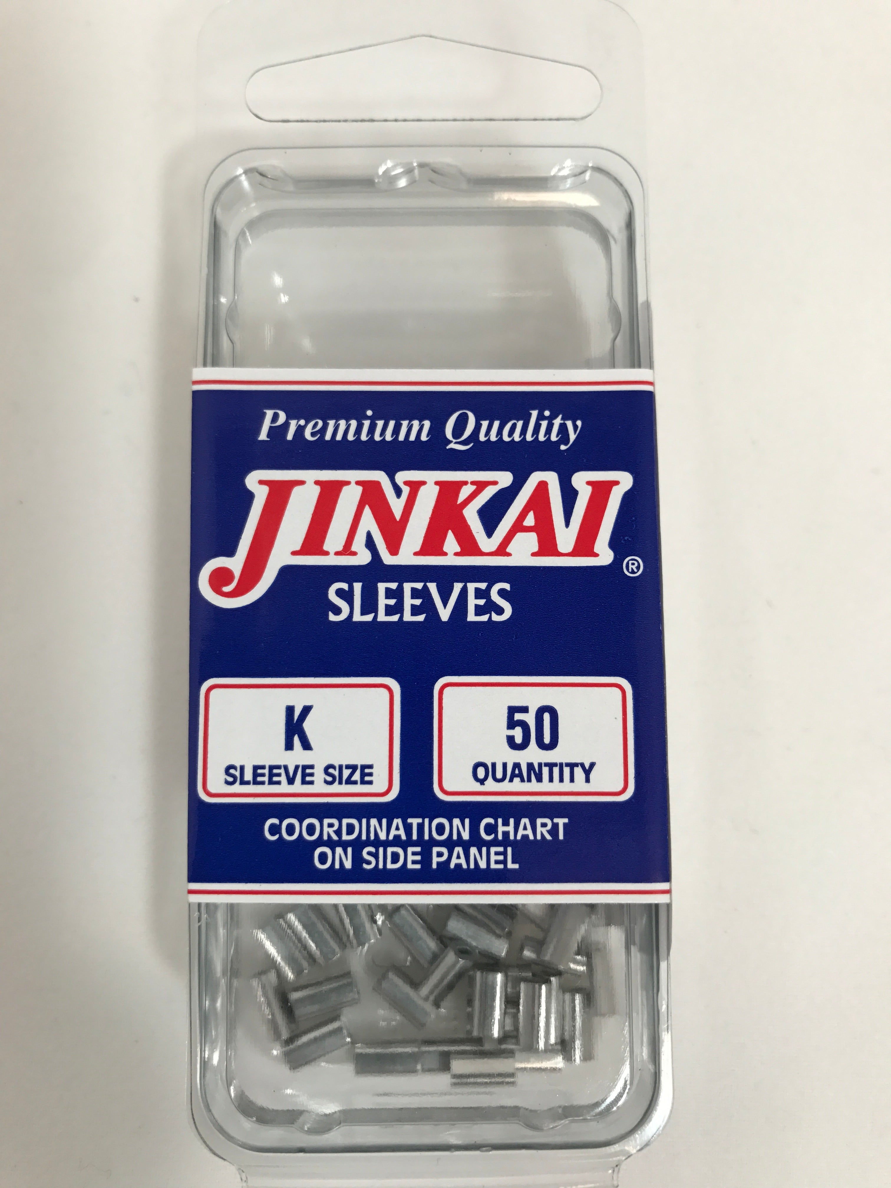Jinkai Crimp Sleeves 50 Pack - High Quality Electrical Connectors for Wiring & DIY Projects - Perfect for Automotive, Marine, and Home Electrical Repairs