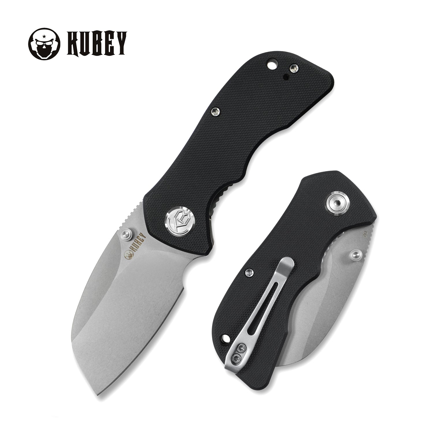 **Karaji Liner Lock Folding Pocket Knife - Black G10 Handle, 2.56