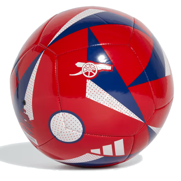 adidas Arsenal Club Home Soccer Ball (Red/Blue/White) - Official Match & Training Football for Fans & Players