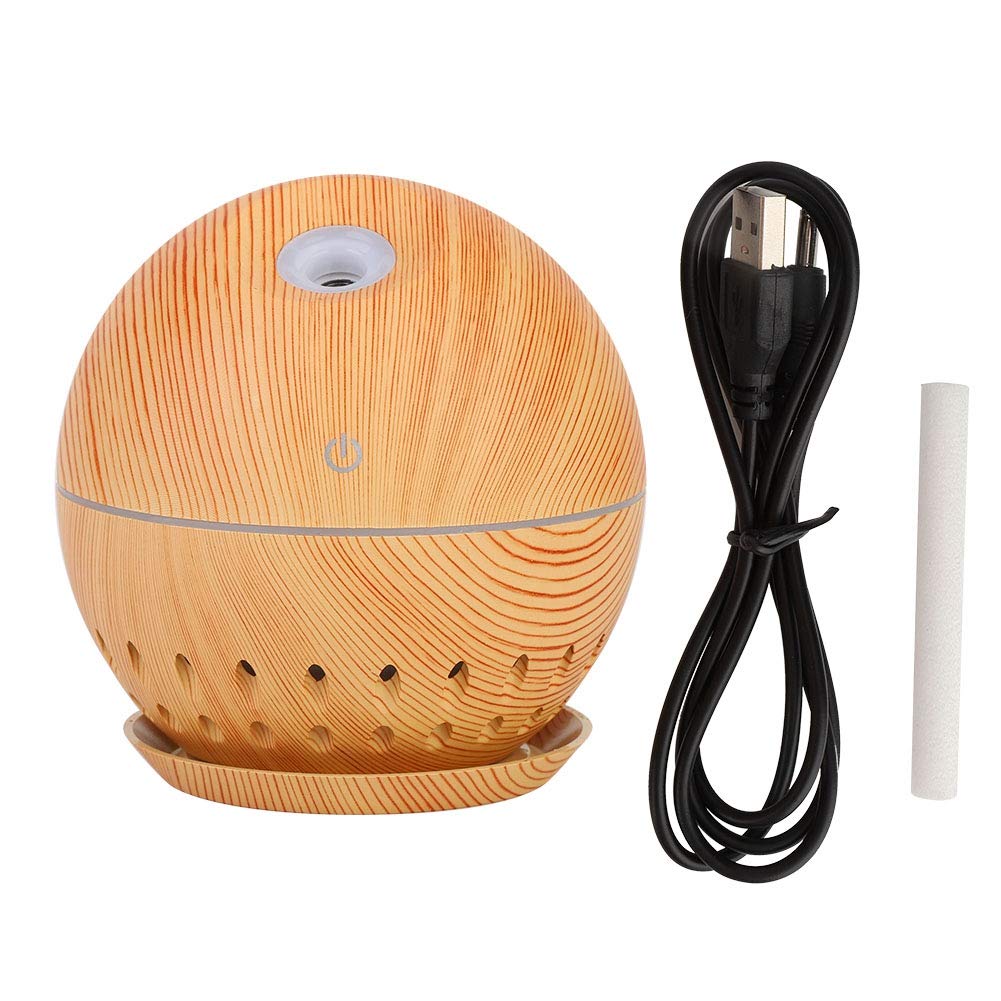130ml Aromatherapy Essential Oil Diffuser & Mini Air Humidifier for Home, Office, Bedroom | Portable Desktop Ultrasonic Cool Mist Humidifier for Relaxation, Better Sleep & Air Moisture