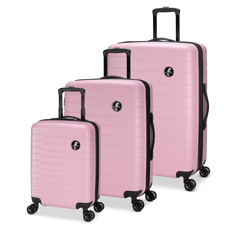 Atlantic Riptide Spinner 3-Piece Luggage Set - Lightweight Spinner Suitcase with 360° Wheels for Travel, Business Trips & Vacations | Carry-On, Medium & Large Luggage Combo