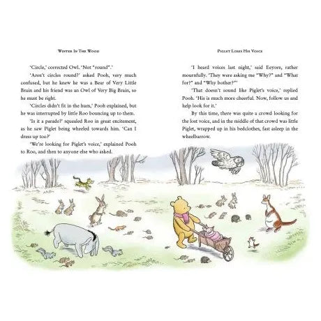 Winnie The Pooh Winter in the Wood - Cozy Plush Blanket for Kids & Adults - Perfect for Bedtime, Movie Nights & Winter Snuggles