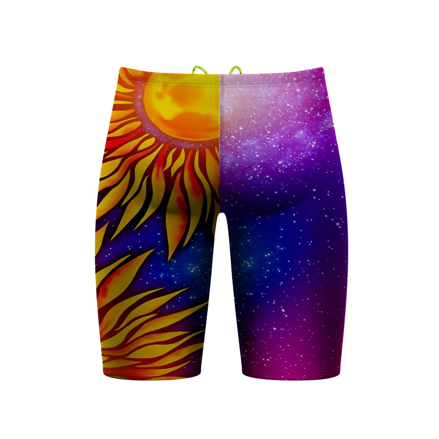 Moonflower Jammer Swimsuit for Men - UPF 50+ UV Protection, Quick Dry Swim Trunks - Perfect for Swimming, Beach, Surfing & Water Sports