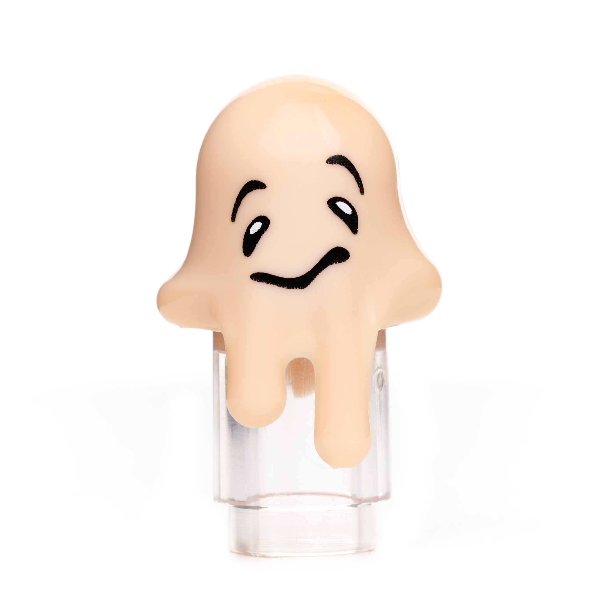 Melted Smiling Head Sculpture - Surreal Art Decor for Home, Office & Gifts - Unique Conversation Piece for Modern Interiors