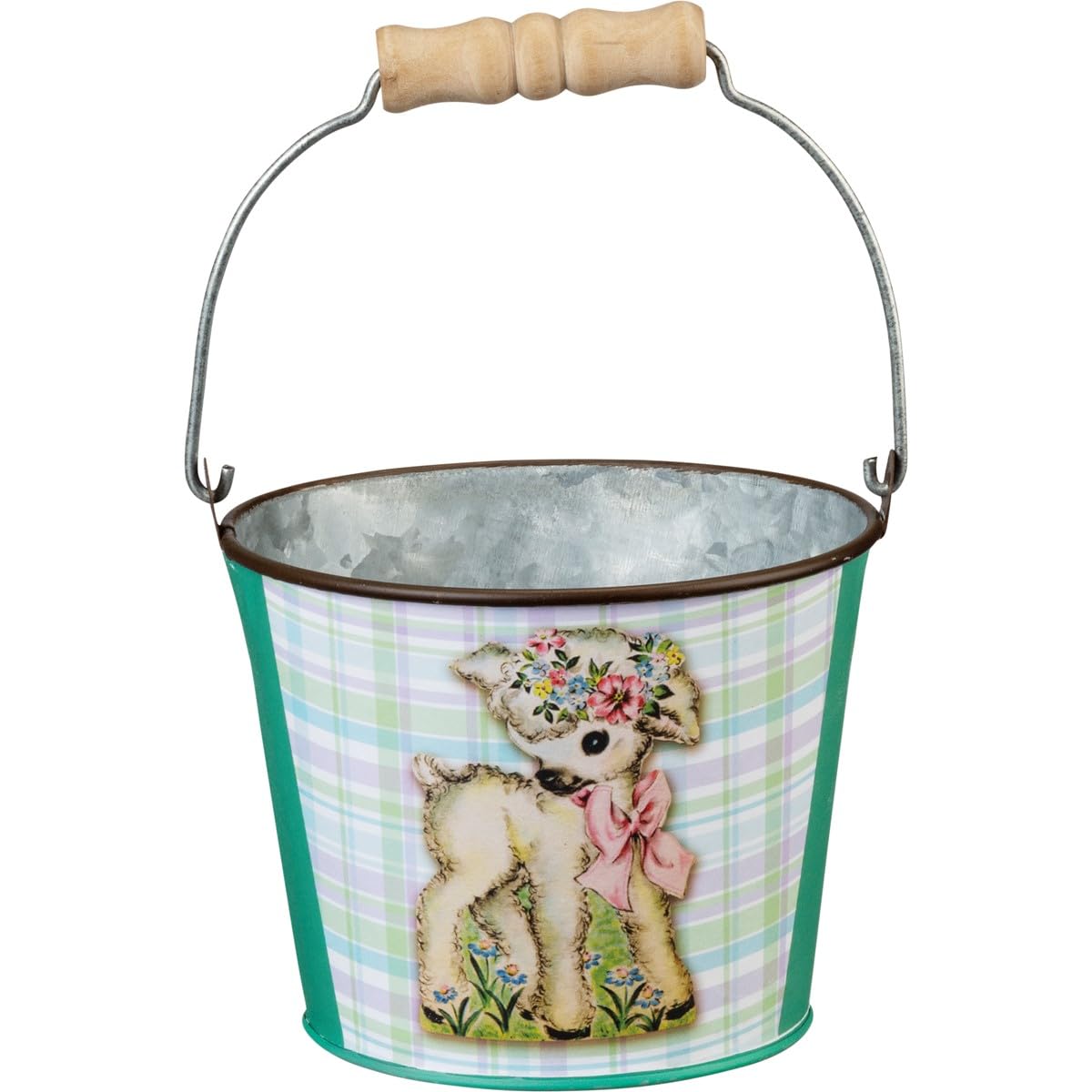 Primitives by Kathy Easter Bucket Set - Decorative Easter Baskets for Home Decor, Spring Table Centerpiece, and Easter Egg Hunt Supplies