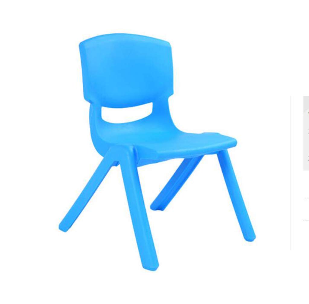 Stackable Kids Plastic Chairs for Indoor & Outdoor Use - Lightweight Children's Chairs for Picnic, Party, Garden, Nursery & Club (Blue) - Perfect for Playrooms, Backyards & Birthday Events