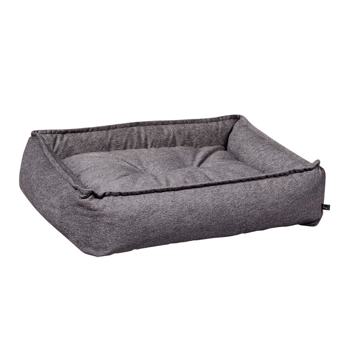 Premium Sterling Pet Lounge Bed for Dogs & Cats - Soft Gravel Microvelvet Fabric - Cozy Sleeping Spot for Bedroom, Living Room & Pet-Friendly Spaces