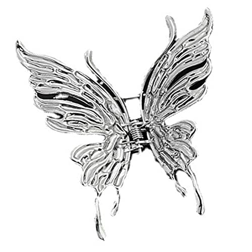 Korean Style Metal Butterfly Hair Claw Clips - Fashionable Crab Hairpins for Women & Girls | Perfect for Bath, Beach, and Everyday Hair Accessories
