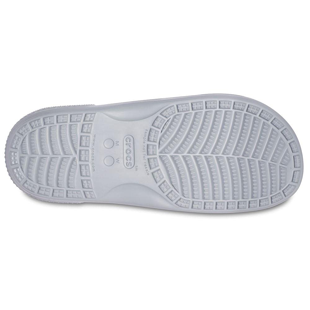Crocs Unisex-Adult Classic Smiley Sandal Slide - Comfortable Slip-On Sandals for Men & Women - Perfect for Beach, Pool, and Casual Wear