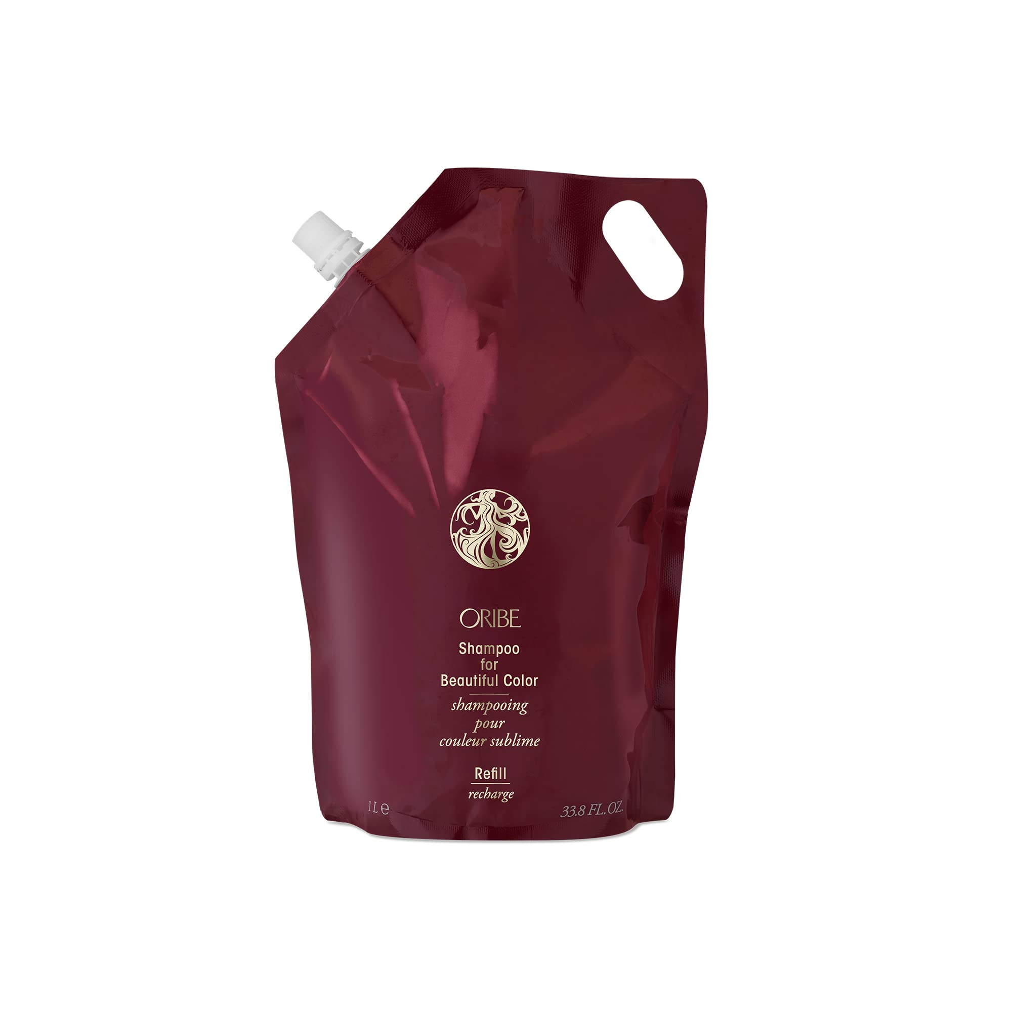 ORIBE Shampoo for Color-Treated Hair - Sulfate-Free, Vegan & Cruelty-Free Hair Care for Vibrant, Long-Lasting Color - Refill Pouch for Eco-Friendly Use at Home, Salon & Travel
