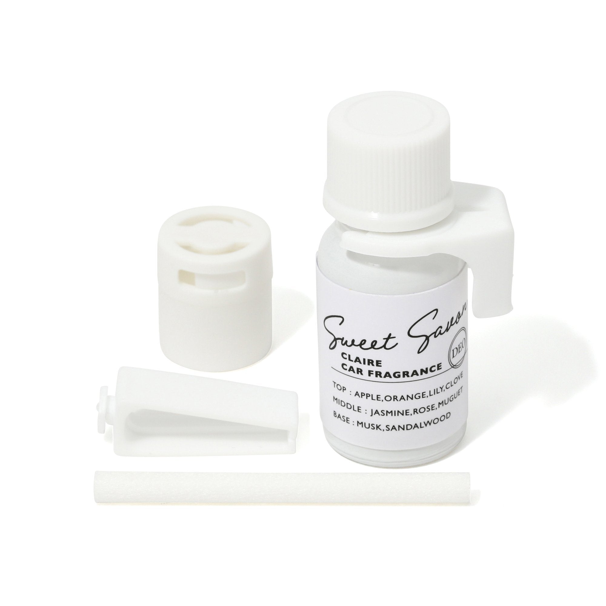 Claire Premium White Car Air Freshener - Long Lasting Fragrance for Fresh & Clean Car Interior - Perfect for Sedans, SUVs & Trucks