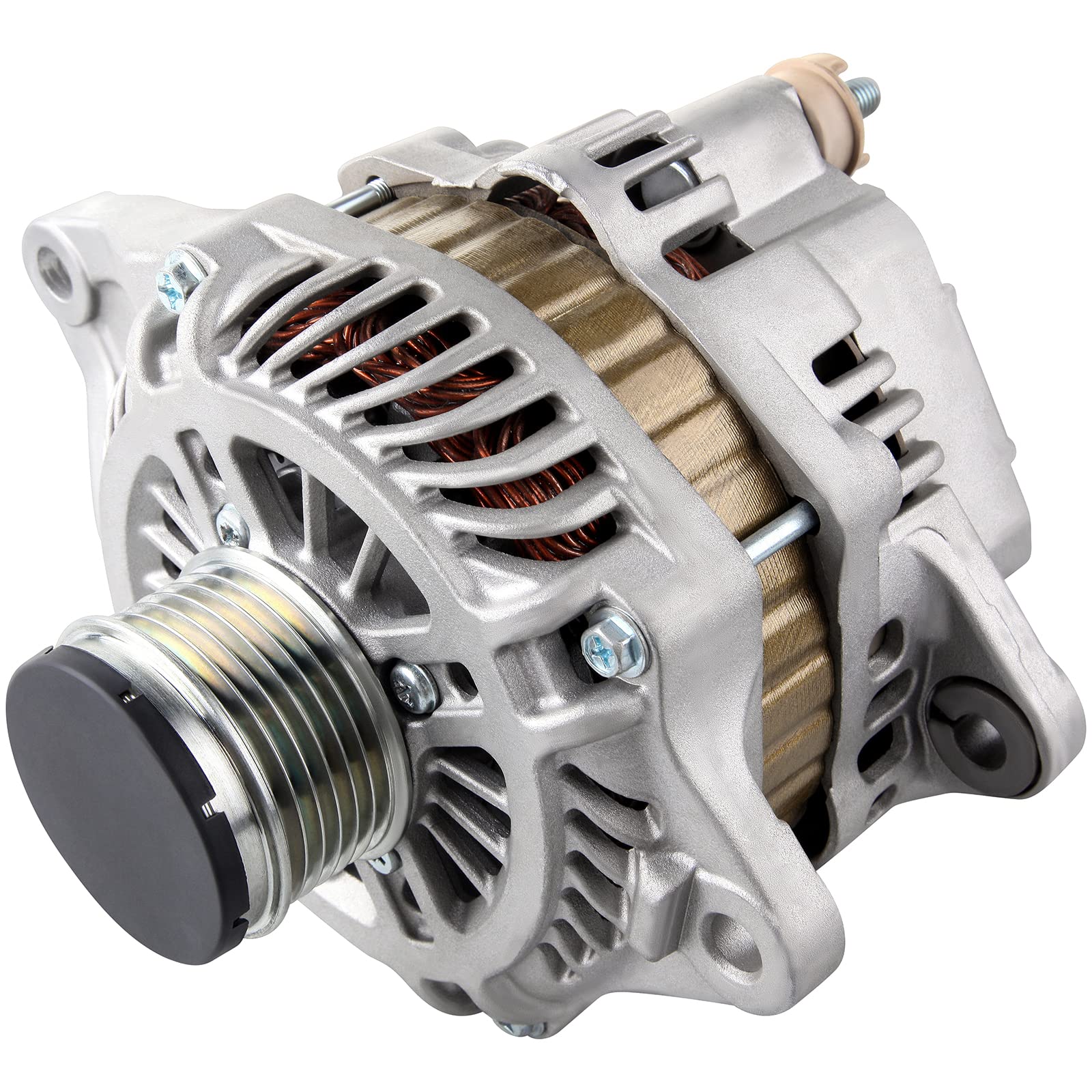 High Output 115 Amp 12V Alternator Compatible with Chrysler 200 2011-2013 & Jeep Compass 2007-2017 - Replacement Part 11231 - Perfect for Engine Performance & Electrical System Repair