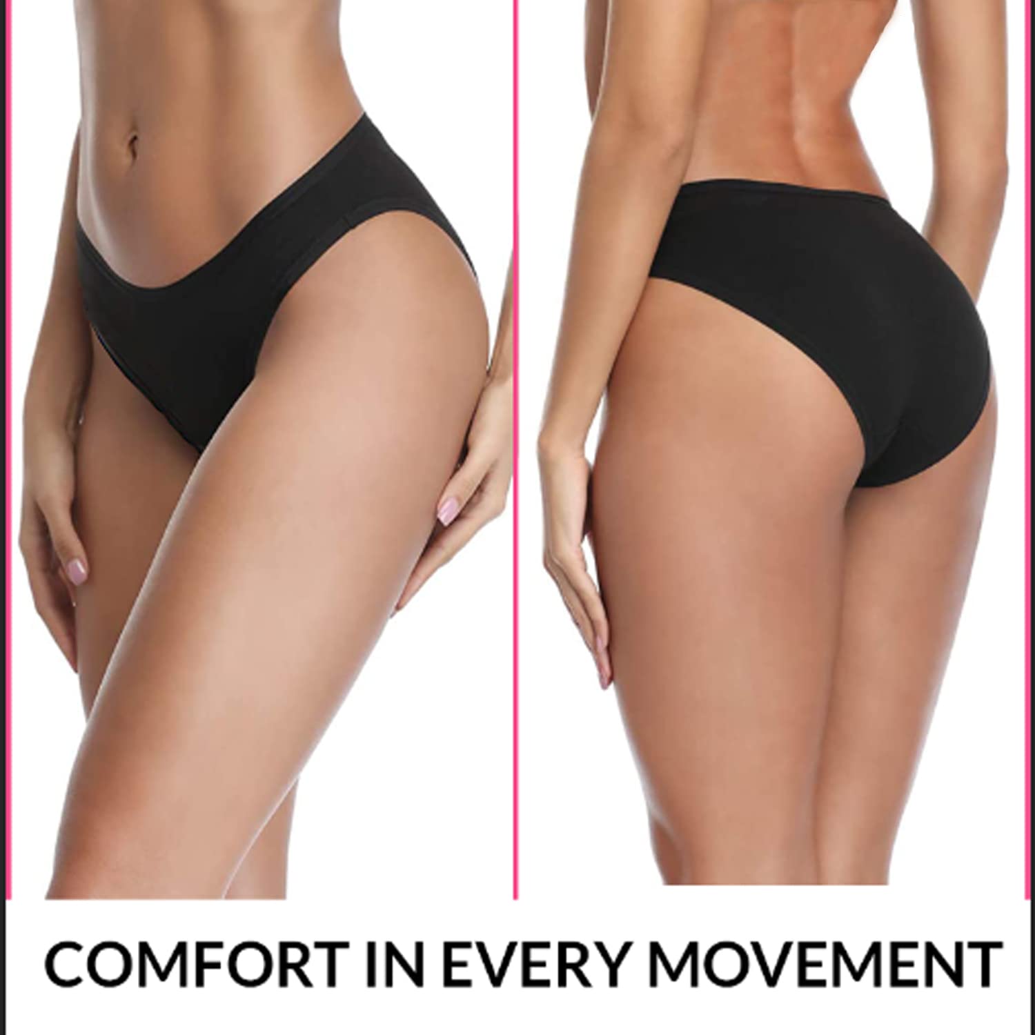 Women's Cotton Underwear - Soft, Breathable & Stretchy Hipster Panties for Everyday Comfort | Perfect for Yoga, Sleep & Daily Wear