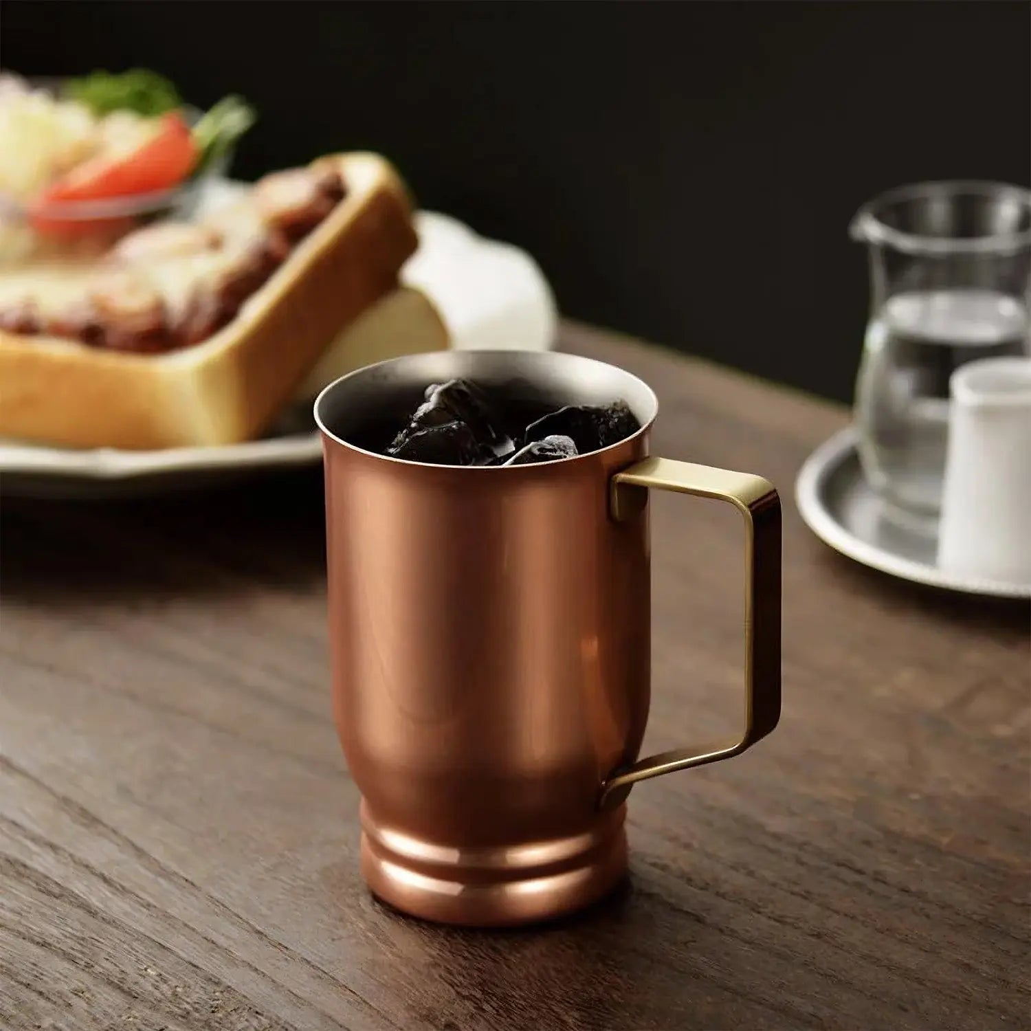Asahi Copper Retro Coffee Mug 320ml - Vintage Style Tea Cup for Home, Office & Gifts - Perfect for Hot & Cold Beverages