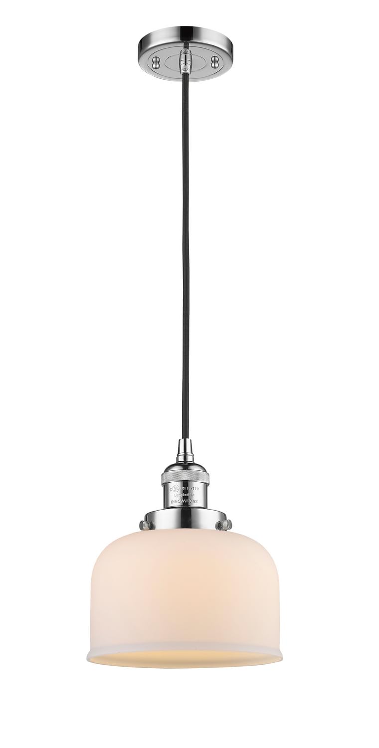 Innovations 201C-PC-G71-LED Mini LED Pendant Light in Polished Chrome - Perfect for Kitchen Island, Dining Room, and Bar Lighting
