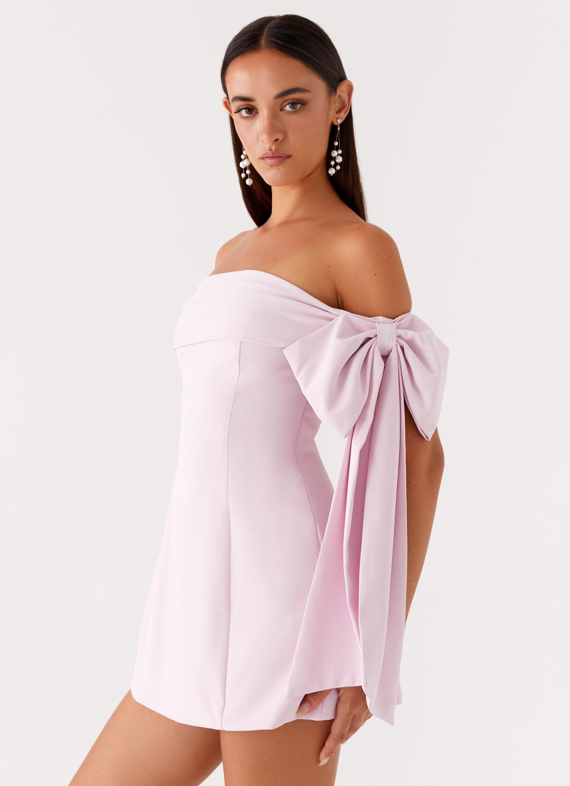 Akari Mini Dress - Women's Short Sleeve Pink Party Dress for Summer, Date Night, Clubwear & Casual Outings