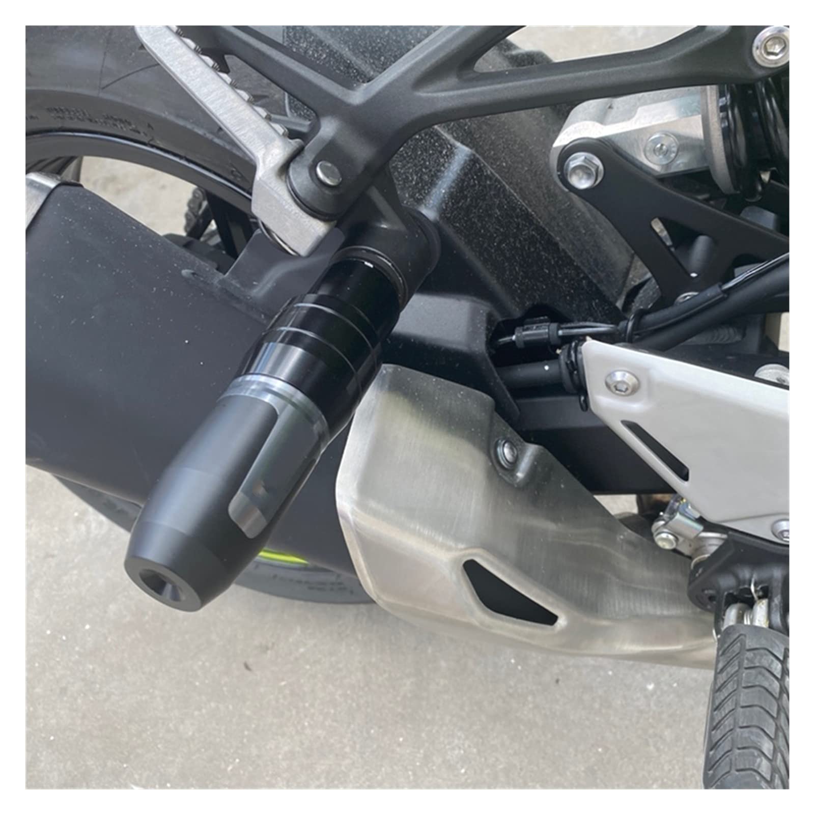YAMAHA MT03 2010-2020 Motorcycle Frame Sliders - Crash Protection Kit with Logo, Exhaust Protector & Fairing Side Guards (Red) - Perfect for Street Riding, Commuting & Accident Prevention
