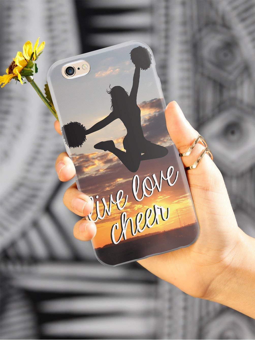 Inspired Cases - Premium 3D Textured Protective Phone Case Compatible with Apple iPhone 8 - Shockproof & Slim Design - Perfect for Daily Use, Travel & Outdoor Activities