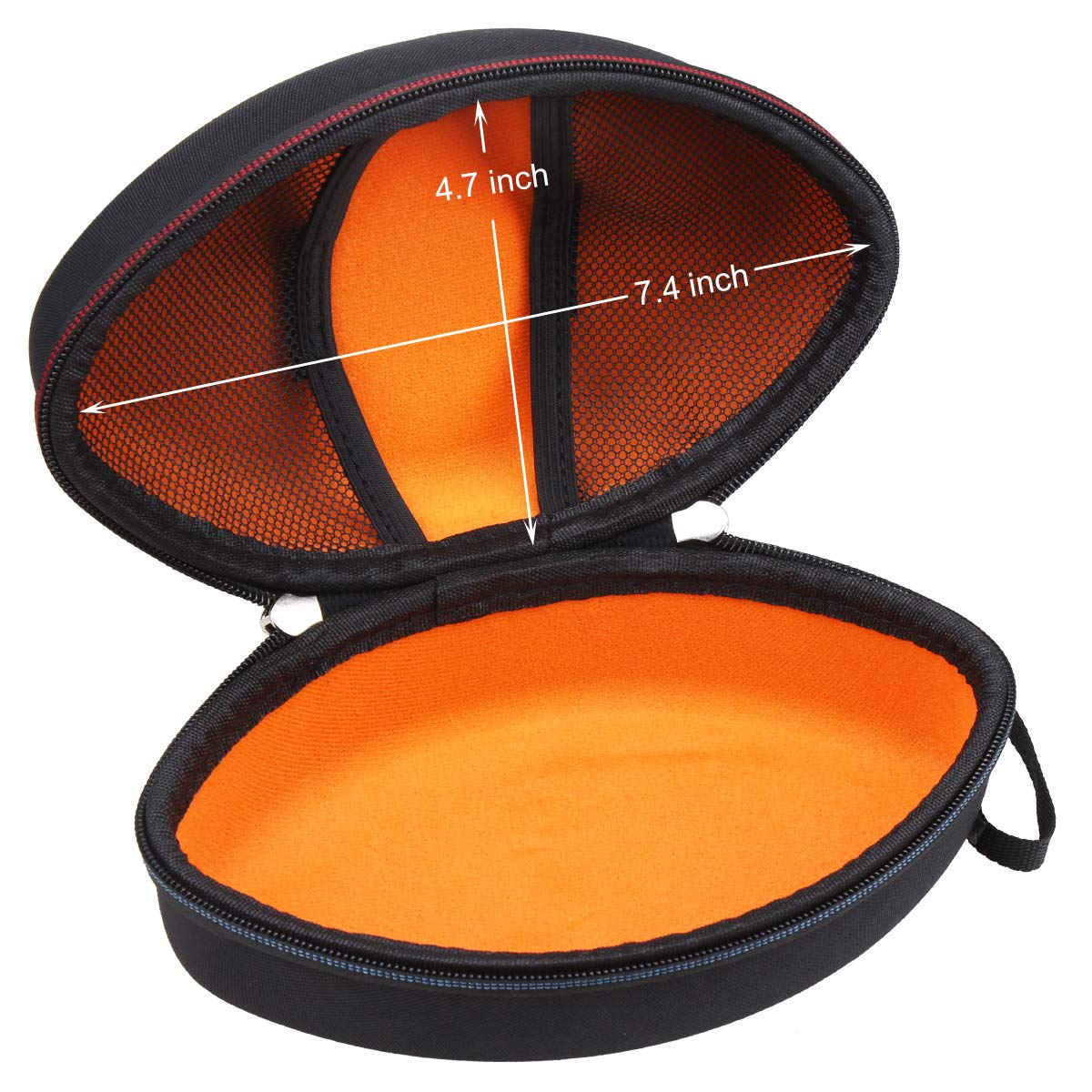 Hard Travel Headphone Case for AILIHEN C8, Artix CL750, ELECDER i39 - Lightweight Folding Wired Headphones Storage | Perfect for Commuting, Travel & Headset Protection