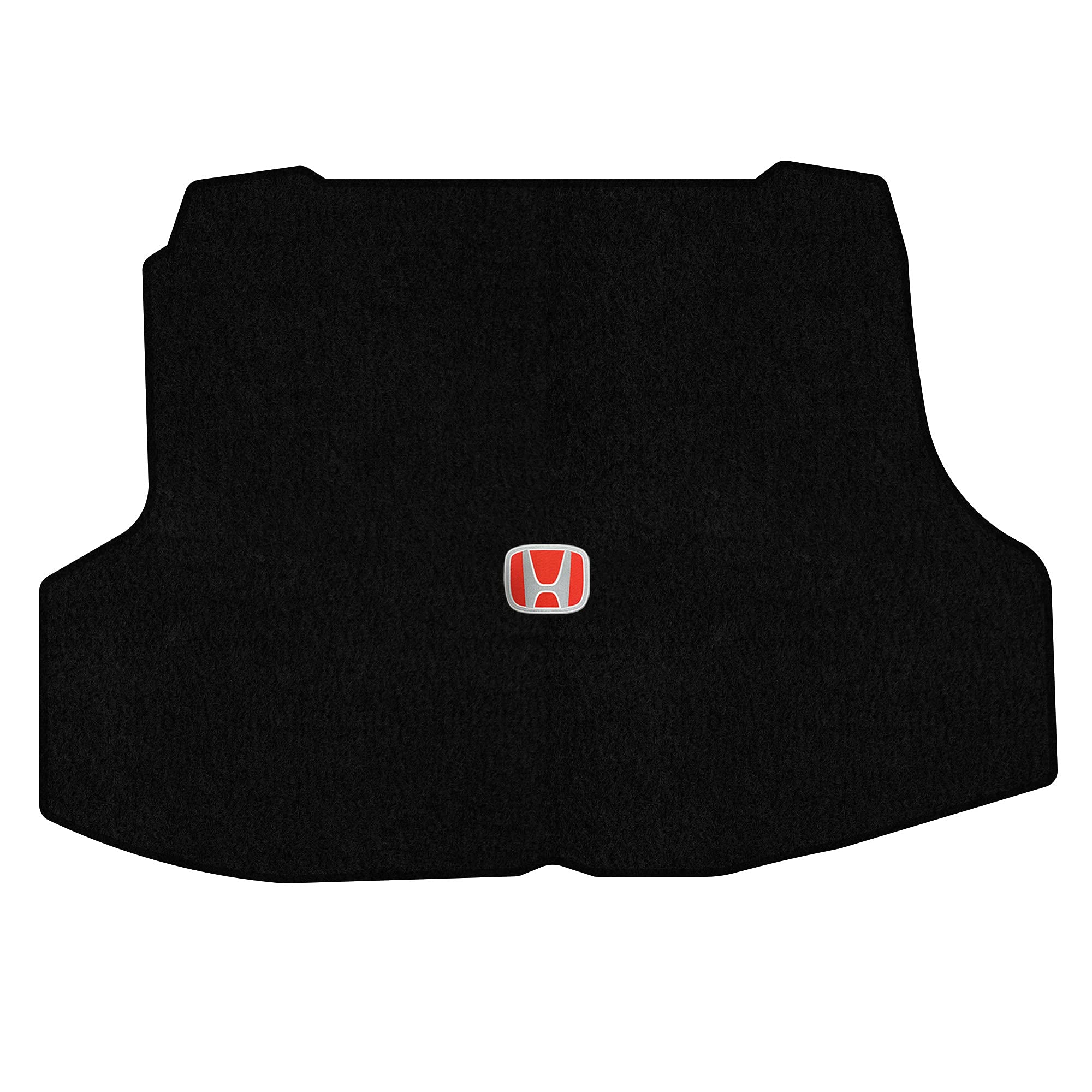 Premium Custom-Fit Carpet Floor Mats for 2001-2005 Honda Civic Coupe 2-Door - Luxury Car Floor Liners with Trunk Mat (Black, Silver & Red) | All-Weather Protection & Enhanced Interior Style