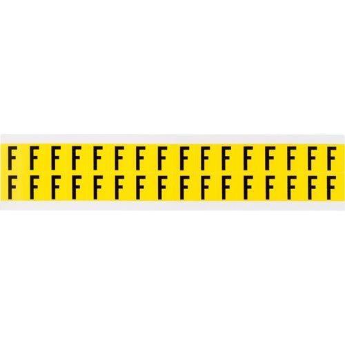 Brady 3420-F 34216 34 Series Indoor Number and Letter Cards - Pack of 50 | Office Organization, Warehouse Labeling, School Classroom Supplies, Retail Store Signage